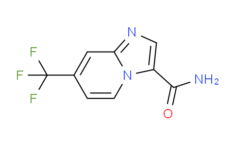 CAS No. 1956380-39-4, 7-(Trifluoromethyl)imidazo[1,2-a]pyridine-3-carboxamide