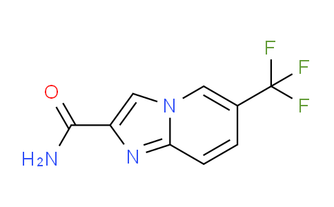 CAS No. 1956382-35-6, 6-(Trifluoromethyl)imidazo[1,2-a]pyridine-2-carboxamide
