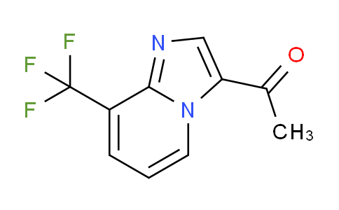 CAS No. 1956327-33-5, 1-(8-(Trifluoromethyl)imidazo[1,2-a]pyridin-3-yl)ethanone