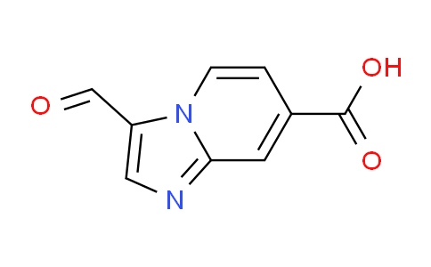CAS No. 1033202-06-0, 3-Formylimidazo[1,2-a]pyridine-7-carboxylic acid