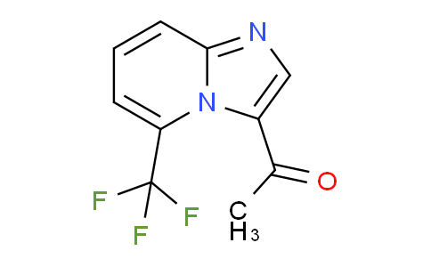 CAS No. 1443146-31-3, 1-(5-(Trifluoromethyl)imidazo[1,2-a]pyridin-3-yl)ethanone