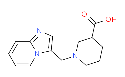 CAS No. 904814-80-8, 1-(Imidazo[1,2-a]pyridin-3-ylmethyl)piperidine-3-carboxylic acid