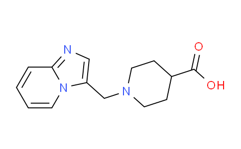 CAS No. 904814-21-7, 1-(Imidazo[1,2-a]pyridin-3-ylmethyl)piperidine-4-carboxylic acid