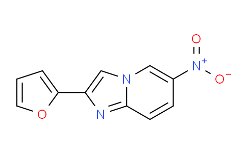 CAS No. 904818-21-9, 2-(Furan-2-yl)-6-nitroimidazo[1,2-a]pyridine