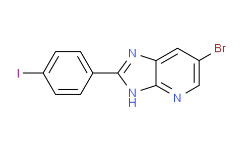 CAS No. 850348-94-6, 6-Bromo-2-(4-iodophenyl)-3H-imidazo[4,5-b]pyridine