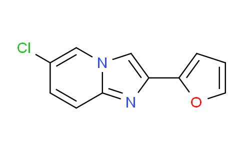 CAS No. 904818-13-9, 6-Chloro-2-(furan-2-yl)imidazo[1,2-a]pyridine