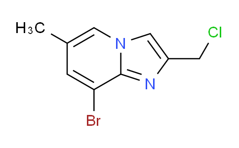 CAS No. 901124-75-2, 8-Bromo-2-(chloromethyl)-6-methylimidazo[1,2-a]pyridine