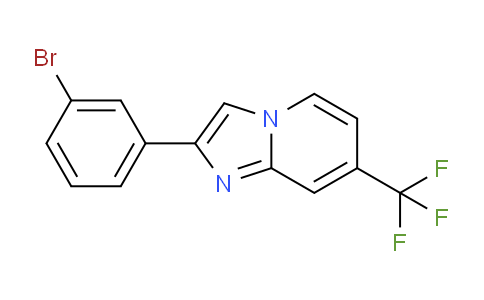 CAS No. 944580-93-2, 2-(3-Bromophenyl)-7-(trifluoromethyl)imidazo[1,2-a]pyridine