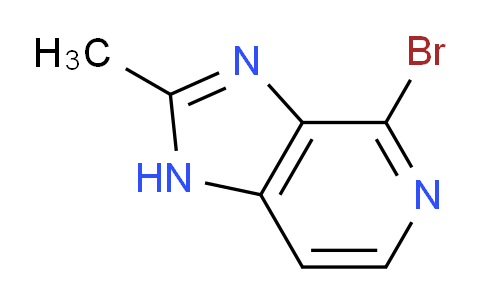 CAS No. 1367795-83-2, 4-Bromo-2-methyl-1H-imidazo[4,5-c]pyridine