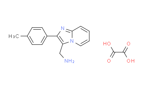 CAS No. 1208075-07-3, (2-(p-Tolyl)imidazo[1,2-a]pyridin-3-yl)methanamine oxalate