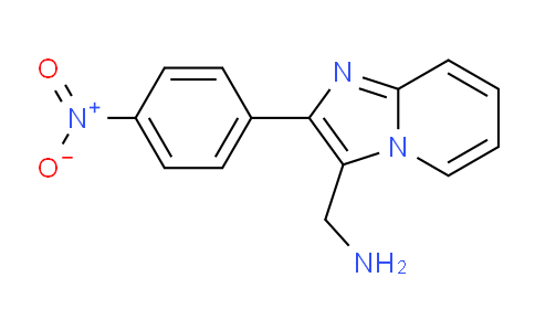 CAS No. 725253-25-8, (2-(4-Nitrophenyl)imidazo[1,2-a]pyridin-3-yl)methanamine