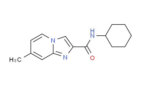 CAS No. 570361-51-2, N-Cyclohexyl-7-methylimidazo[1,2-a]pyridine-2-carboxamide