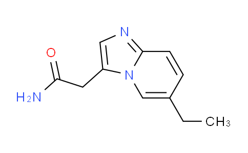 CAS No. 603310-59-4, 2-(6-Ethylimidazo[1,2-a]pyridin-3-yl)acetamide