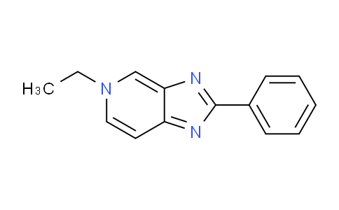CAS No. 645421-32-5, 5-Ethyl-2-phenyl-5H-imidazo[4,5-c]pyridine