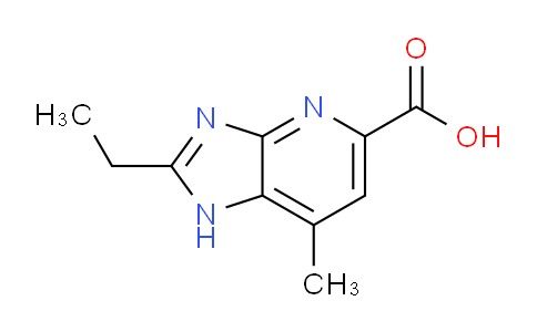 704867-48-1 | 2-Ethyl-7-methyl-1H-imidazo[4,5-b]pyridine-5-carboxylic acid