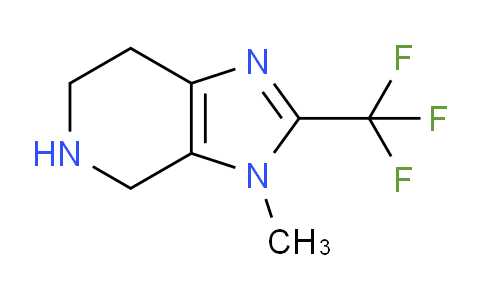 CAS No. 781614-87-7, 3-Methyl-2-(trifluoromethyl)-4,5,6,7-tetrahydro-3H-imidazo[4,5-c]pyridine