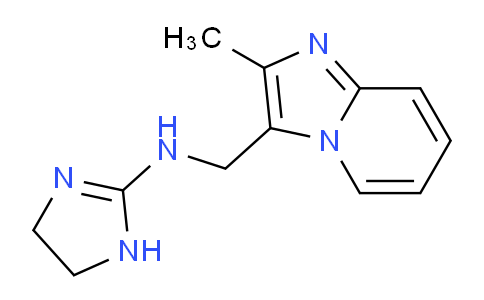 CAS No. 802621-21-2, N-((2-Methylimidazo[1,2-a]pyridin-3-yl)methyl)-4,5-dihydro-1H-imidazol-2-amine