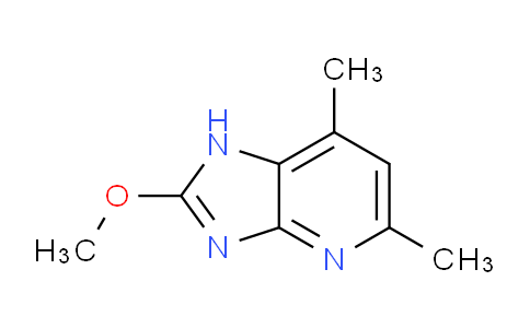 CAS No. 863877-91-2, 2-Methoxy-5,7-dimethyl-1H-imidazo[4,5-b]pyridine