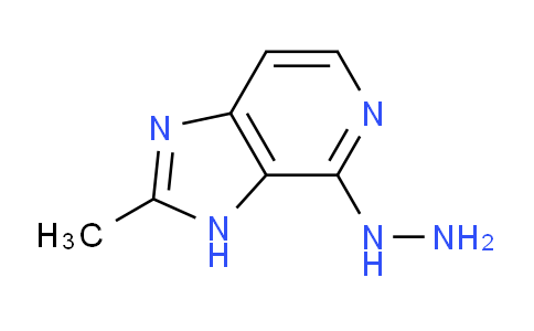 CAS No. 877402-78-3, 4-Hydrazinyl-2-methyl-3H-imidazo[4,5-c]pyridine