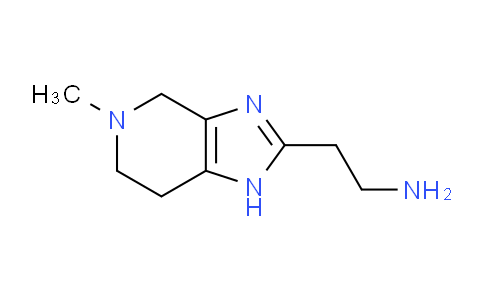 CAS No. 933719-12-1, 2-(5-Methyl-4,5,6,7-tetrahydro-1H-imidazo[4,5-c]pyridin-2-yl)ethanamine