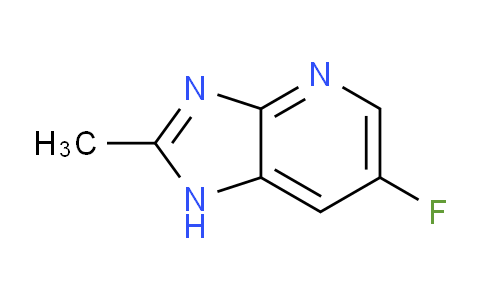 CAS No. 954218-00-9, 6-Fluoro-2-methyl-1H-imidazo[4,5-b]pyridine