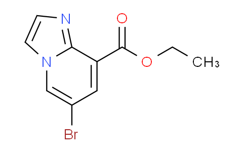 CAS No. 1799498-04-6, Ethyl 6-bromoimidazo[1,2-a]pyridine-8-carboxylate