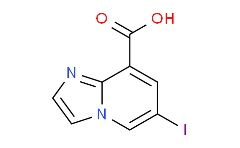CAS No. 1801418-60-9, 6-Iodoimidazo[1,2-a]pyridine-8-carboxylic acid