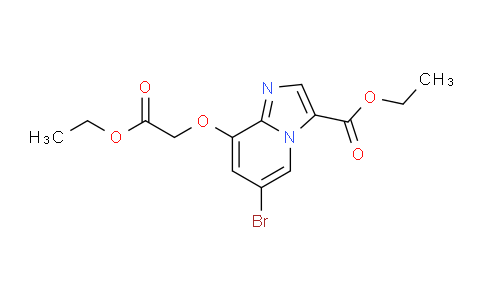CAS No. 1804976-79-1, Ethyl 6-bromo-8-(2-ethoxy-2-oxoethoxy)imidazo[1,2-a]pyridine-3-carboxylate