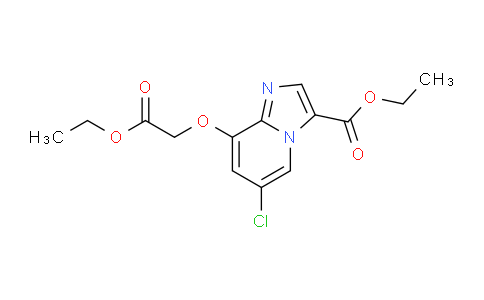 CAS No. 1807348-42-0, Ethyl 6-chloro-8-(2-ethoxy-2-oxoethoxy)imidazo[1,2-a]pyridine-3-carboxylate