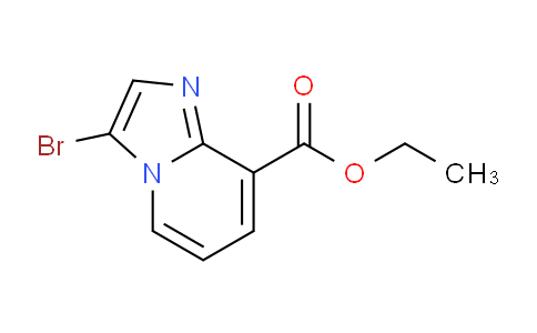 CAS No. 1038391-10-4, Ethyl 3-bromoimidazo[1,2-a]pyridine-8-carboxylate