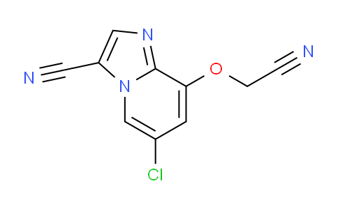 CAS No. 1809884-83-0, 6-Chloro-8-(cyanomethoxy)imidazo[1,2-a]pyridine-3-carbonitrile