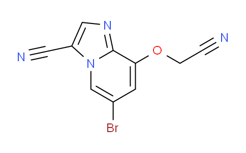 CAS No. 1809865-26-6, 6-Bromo-8-(cyanomethoxy)imidazo[1,2-a]pyridine-3-carbonitrile