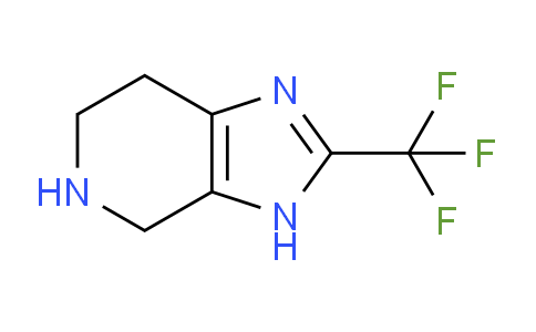 CAS No. 733758-20-8, 2-(Trifluoromethyl)-4,5,6,7-tetrahydro-3H-imidazo[4,5-c]pyridine