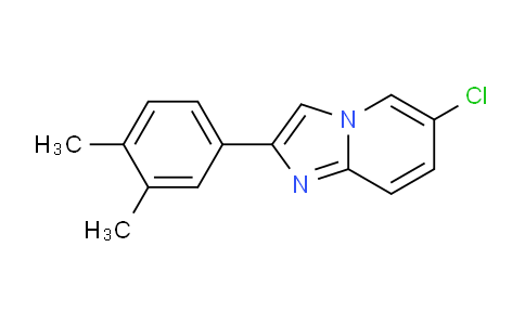 CAS No. 565194-52-7, 6-Chloro-2-(3,4-dimethylphenyl)imidazo[1,2-a]pyridine