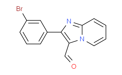 CAS No. 881040-26-2, 2-(3-Bromophenyl)imidazo[1,2-a]pyridine-3-carbaldehyde