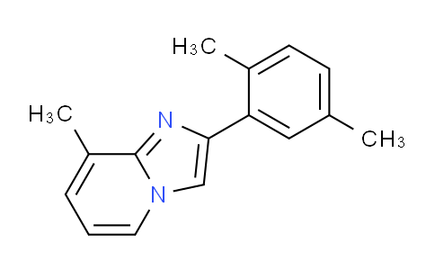 CAS No. 881040-62-6, 2-(2,5-Dimethylphenyl)-8-methylimidazo[1,2-a]pyridine