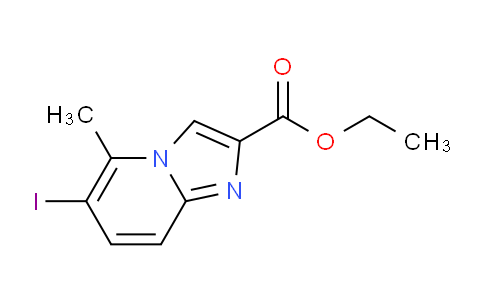 CAS No. 1167625-53-7, Ethyl 6-iodo-5-methylimidazo[1,2-a]pyridine-2-carboxylate