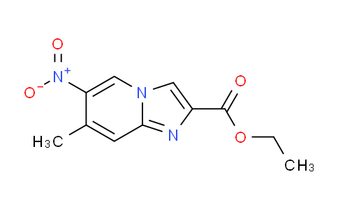 CAS No. 132272-53-8, Ethyl 7-methyl-6-nitroimidazo[1,2-a]pyridine-2-carboxylate