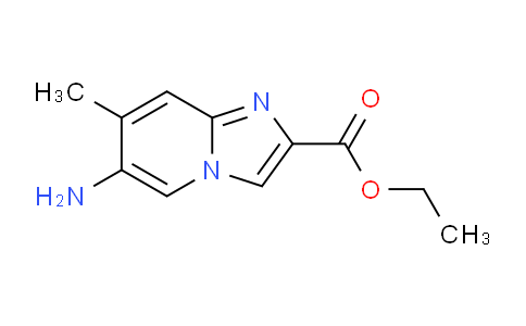 CAS No. 132272-56-1, Ethyl 6-amino-7-methylimidazo[1,2-a]pyridine-2-carboxylate