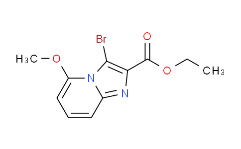 CAS No. 1355082-99-3, Ethyl 3-bromo-5-methoxyimidazo[1,2-a]pyridine-2-carboxylate