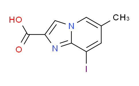 CAS No. 1421312-17-5, 8-Iodo-6-methylimidazo[1,2-a]pyridine-2-carboxylic acid