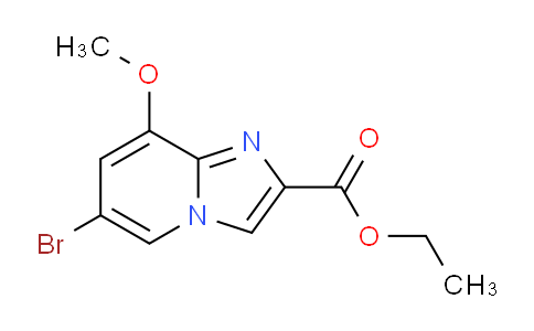 CAS No. 1516750-51-8, Ethyl 6-bromo-8-methoxyimidazo[1,2-a]pyridine-2-carboxylate