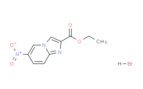CAS No. 1803571-36-9, Ethyl 6-nitroimidazo[1,2-a]pyridine-2-carboxylate hydrobromide