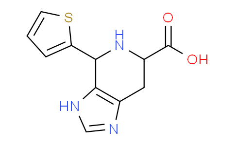 CAS No. 1030285-35-8, 4-(Thiophen-2-yl)-4,5,6,7-tetrahydro-3H-imidazo[4,5-c]pyridine-6-carboxylic acid