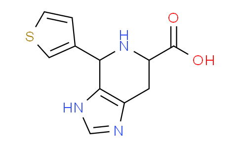 CAS No. 1135901-64-2, 4-(Thiophen-3-yl)-4,5,6,7-tetrahydro-3H-imidazo[4,5-c]pyridine-6-carboxylic acid