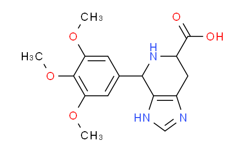 CAS No. 1246851-12-6, 4-(3,4,5-Trimethoxyphenyl)-4,5,6,7-tetrahydro-3H-imidazo[4,5-c]pyridine-6-carboxylic acid