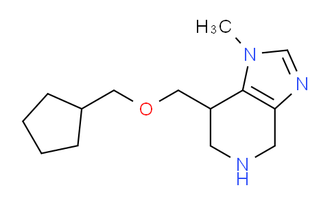 CAS No. 1422059-75-3, 7-((Cyclopentylmethoxy)methyl)-1-methyl-4,5,6,7-tetrahydro-1H-imidazo[4,5-c]pyridine