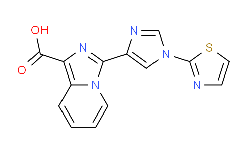 MC760520 | 1422068-91-4 | 3-(1-(Thiazol-2-yl)-1H-imidazol-4-yl)imidazo[1,5-a]pyridine-1-carboxylic acid