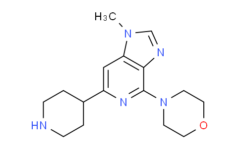 CAS No. 1422069-36-0, 4-(1-Methyl-6-(piperidin-4-yl)-1H-imidazo[4,5-c]pyridin-4-yl)morpholine