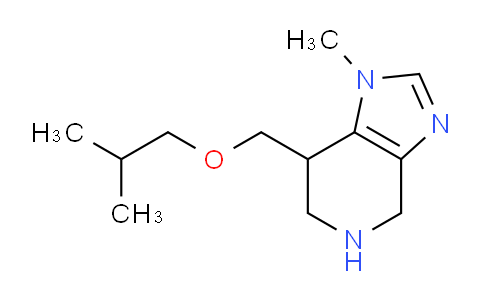 CAS No. 1422133-01-4, 7-(Isobutoxymethyl)-1-methyl-4,5,6,7-tetrahydro-1H-imidazo[4,5-c]pyridine
